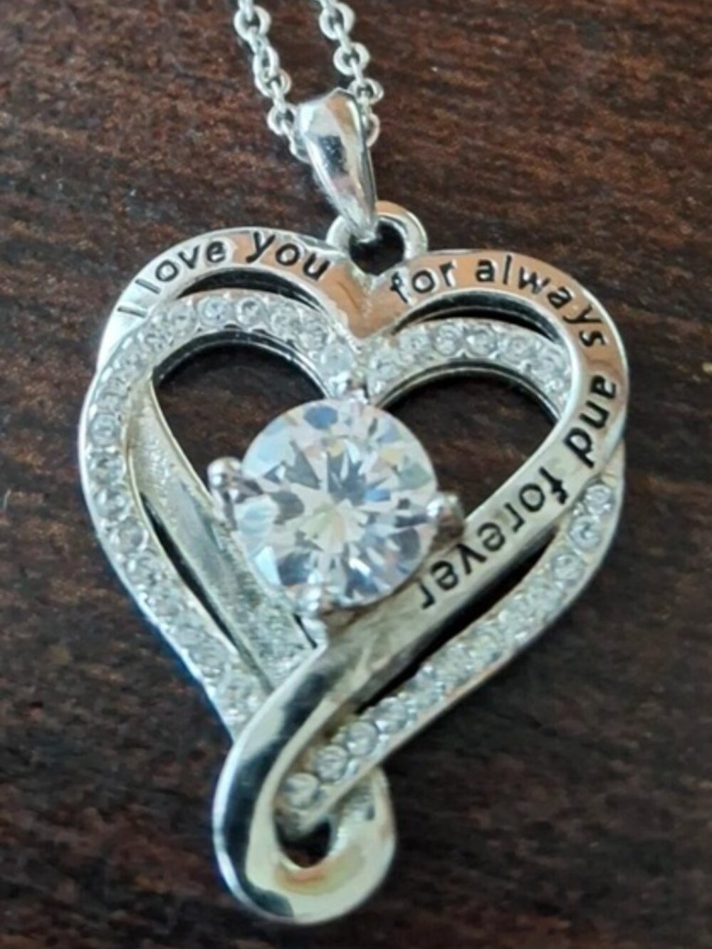 Double heart necklace View 2